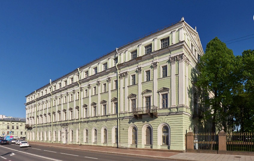 фасад дома, здание по адресу г Санкт-Петербург, ул Миллионная, д 5